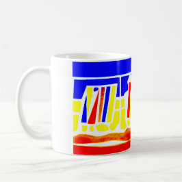Caneca de Deckchairs do beira-mar