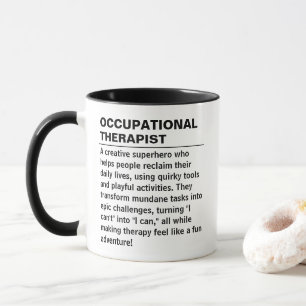 Caneca de Definição de Terapeuta Ocupacional Prese
