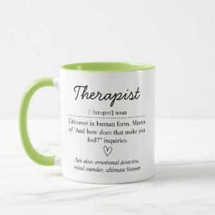 Caneca de Definição de Terapeuta, Presente Inspira