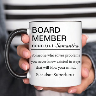 Caneca de Definição Personalizada de Membro do Con