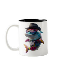 caneca de delfinho.