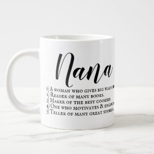 Caneca de descrição de Nana com imagem
