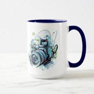 Caneca de desenho artístico