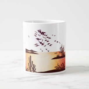 Caneca de Design White Bird Xícara de Café da Na