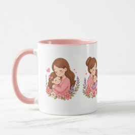 caneca de dia das mães fofa presente