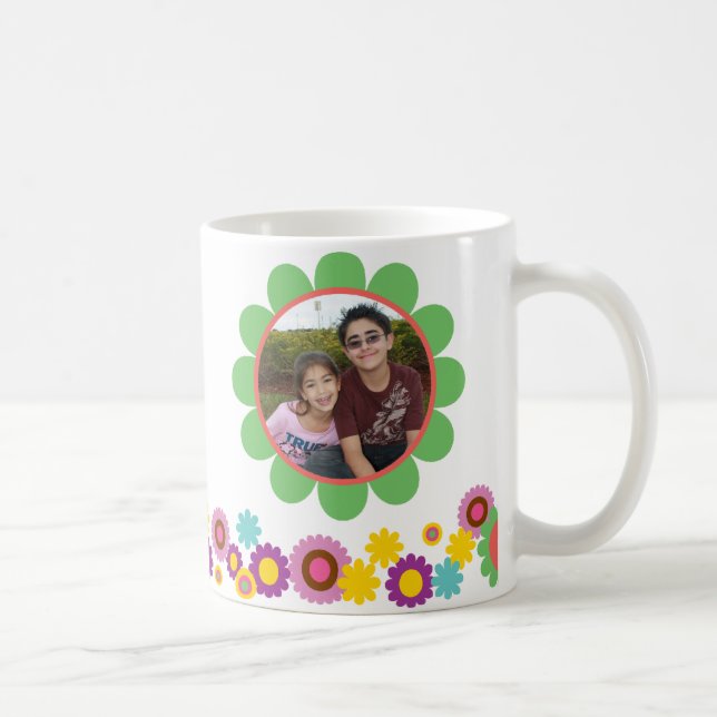 Caneca de Diâmetro de las Madres Foto Taza (Direita)
