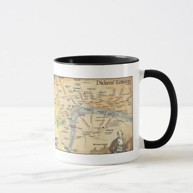 Caneca de Dickens Londres (Direita)