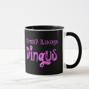 Caneca de Dingus do laço da fruta