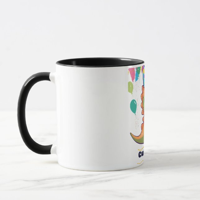 Caneca de dino mais superficial (Esquerda)