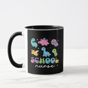 Caneca de Dinossauros Pastel Fofa para Crianças vo