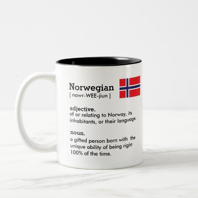 Caneca de diversão norueguesa (Esquerda)