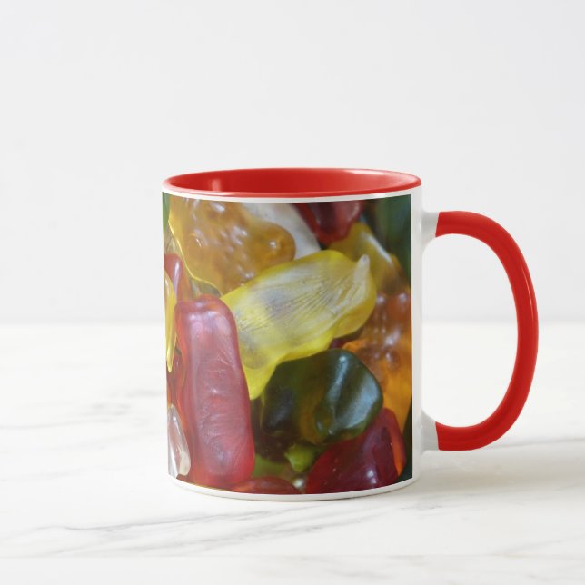 Caneca de Doces Coloridos de Goma (Direita)