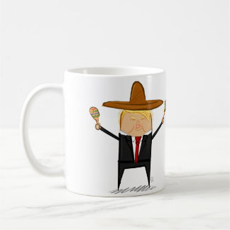 Caneca de Donald Trump do mexicano