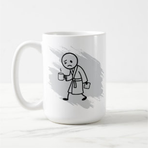 Caneca de Dor nas Costas Engraçada com Café e Lido