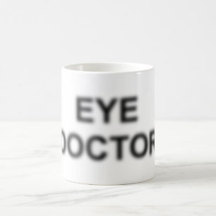 Caneca de doutor de olho café