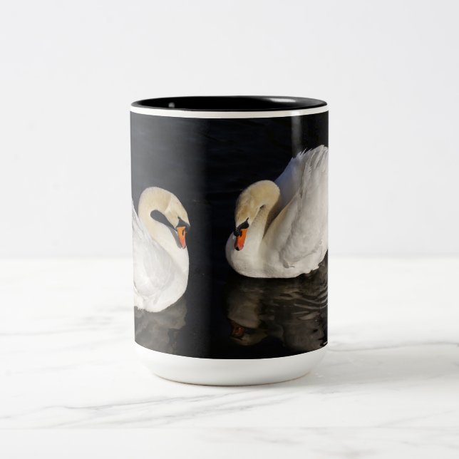 Caneca de duas cisnes (Centro)