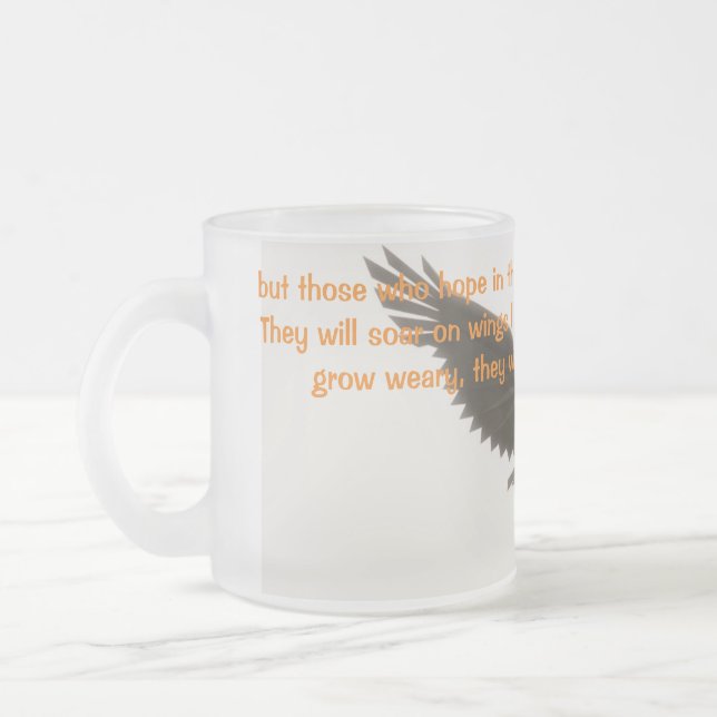 Caneca de Eagle do fosco 31 de Isaiah 40 (Esquerda)