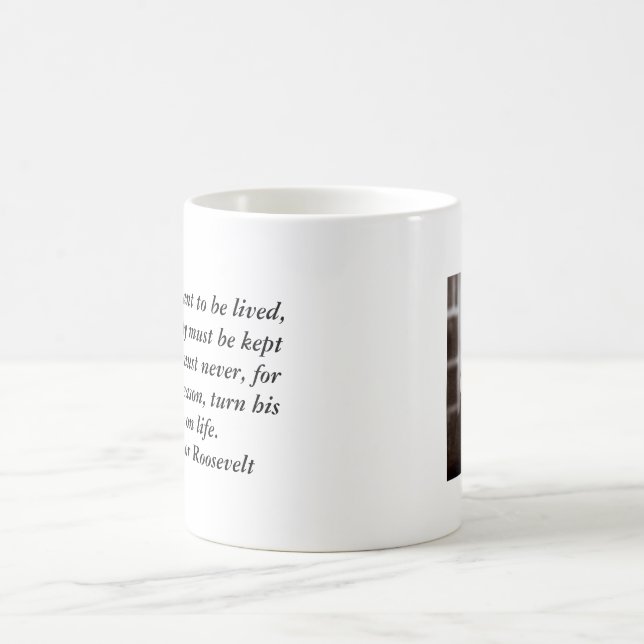 Caneca de Eleanor Roosevelt - vida (Centro)