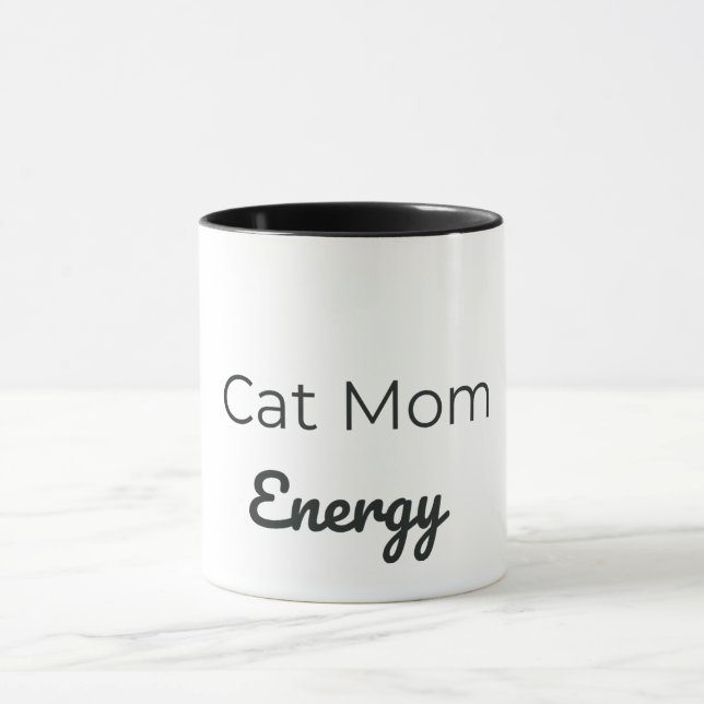 Caneca de Energia de Mãe de Gato | Xícara de Café  (Centro)
