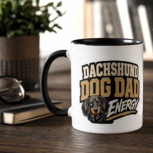 Caneca de Energia Papai Cachorro Dachshund