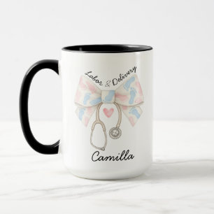 Caneca de Enfermeira de Trabalho de Parto Personal