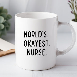 Caneca de Enfermeira Mais ou Menos do Mundo Escrit