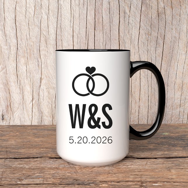 Caneca de Envolvimento Personalizada | Presente pa (personalized couple mug, wedding gift for couple, engagement gift mug, anniversary gift for her,)