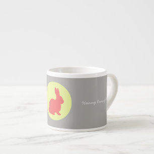 Caneca de Espresso Cores Pastel Funky Hunny Bunny