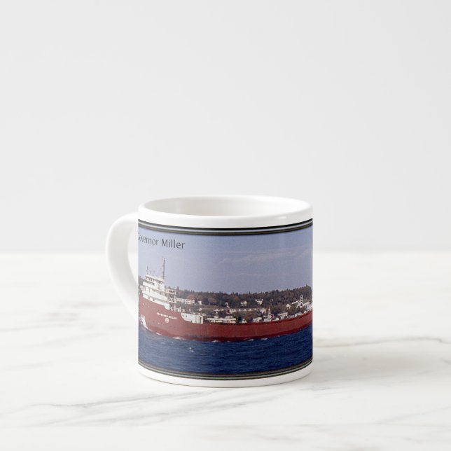 caneca de espresso do governador Miller (Frente Esquerda)