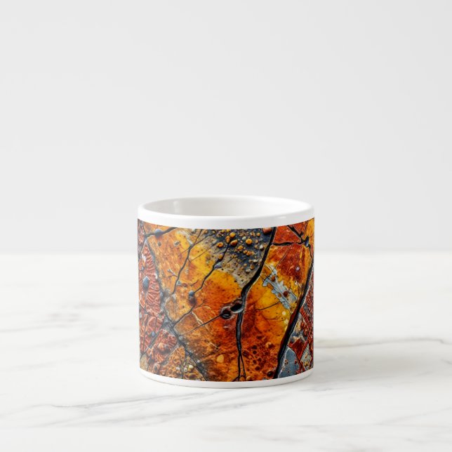Caneca de Espresso (Padrões de Pedra-7) (Frente)