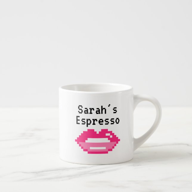 Caneca de espresso personalizada com impressão de  (Direita)