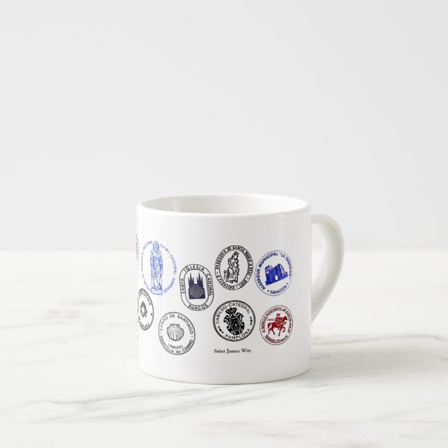 Caneca de Espresso Saint James Way (Frente Esquerda)