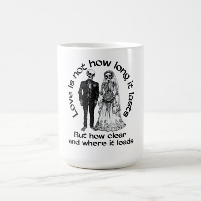 Caneca de Esqueleto de Amor Eterno - Café de Casal (Centro)