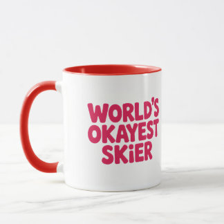 Caneca de Esqui Divertida 'O Melhor Esquiador do M