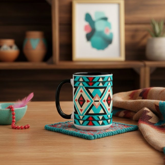 Caneca de Estilo Moderno do Sudoeste (Criador carregado)