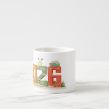 Caneca de Expresso Ano Novo 2026 Fofa