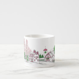 Caneca de Expresso Christmas Farm