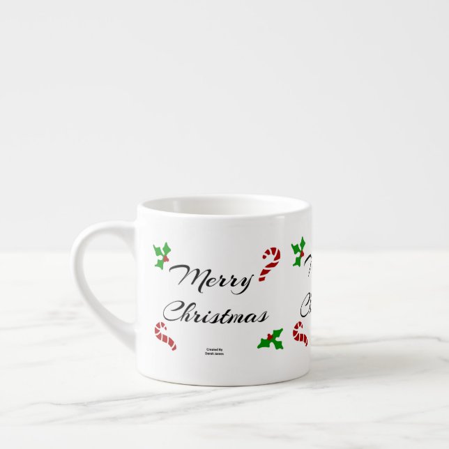 Caneca de Expresso Desejos de Natal (Esquerda)