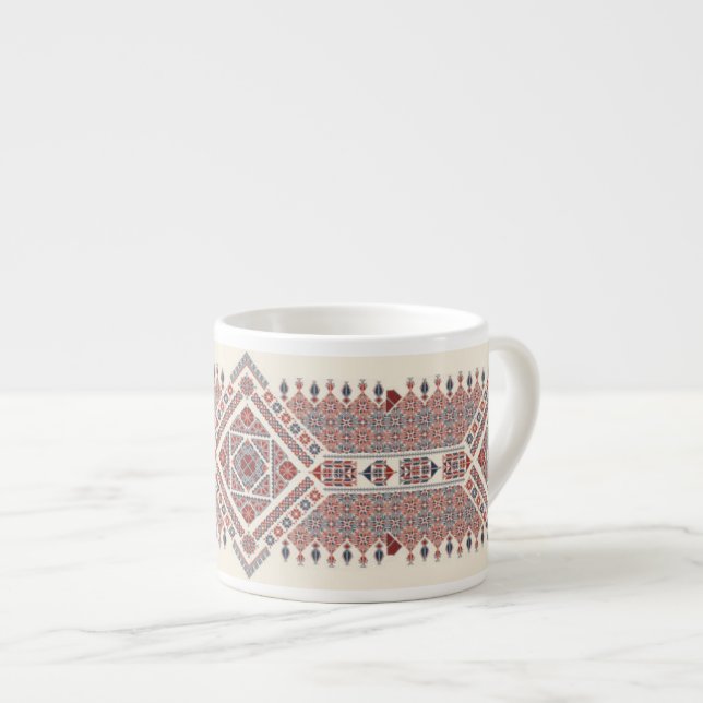 Caneca de Expresso Double Diamond Palestinian Tatr (Frente Esquerda)