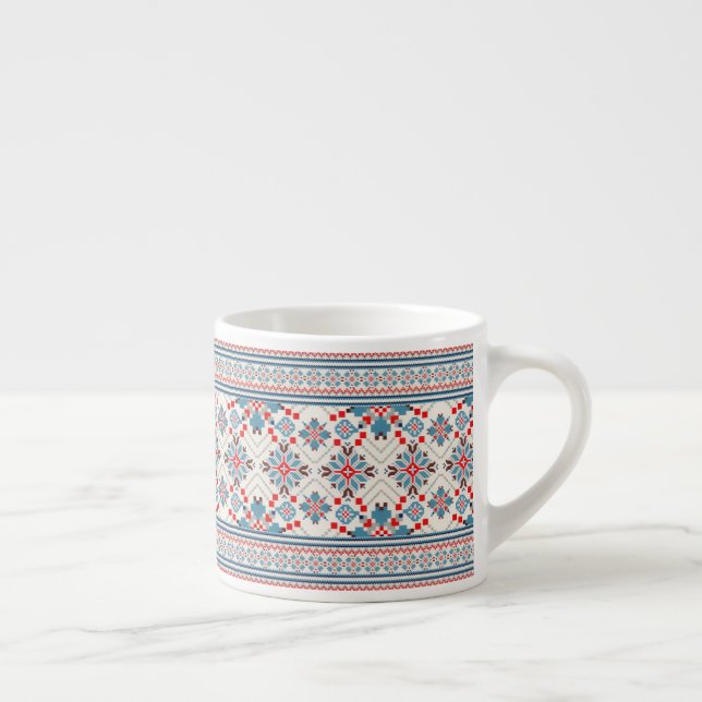 Caneca de Expresso Mosaico em Azulejos (Direita)