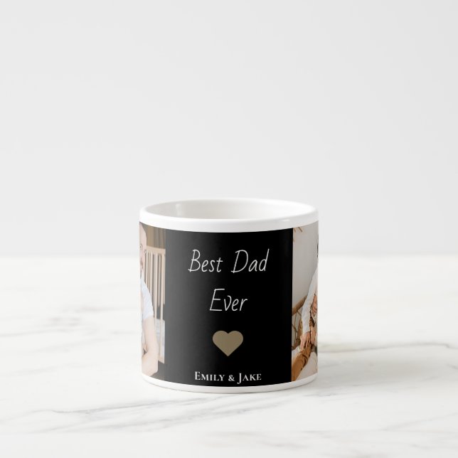 Caneca de Expresso Personalizada Melhor Pai do Mun (Frente)