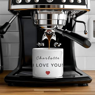 Caneca de Expresso Personalizada Moderna para o Di