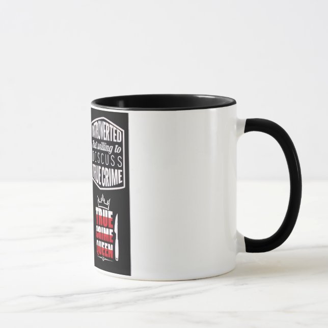 Caneca de Fã Fanático de Crimes Reais (Direita)
