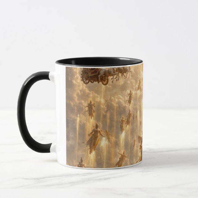 Caneca de Fantasia Celestial Dourada - Seres Etére (Esquerda)