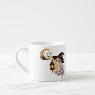 Caneca de Fantasma de Halloween Fofo – Bruxa de Ab