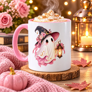 Caneca de Fantasma de Halloween Fofo – C