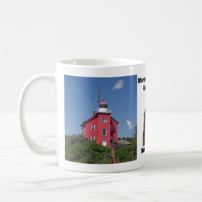 Caneca de Farol Marquette Harbor (Esquerda)