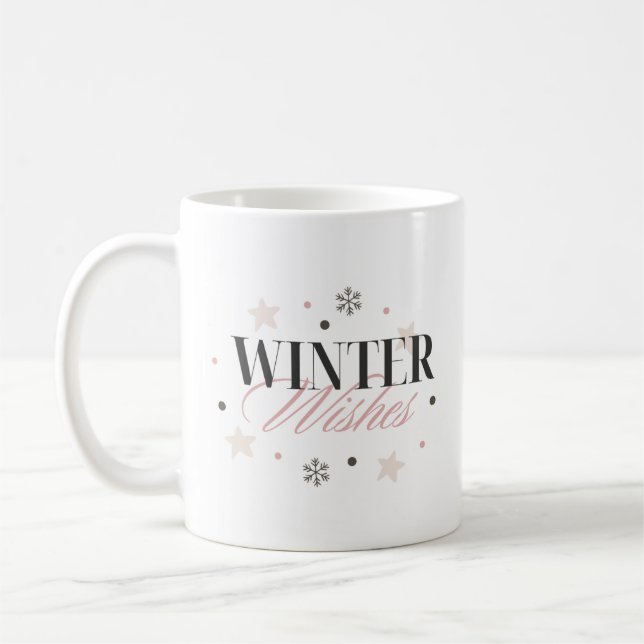 Caneca de Férias Silenciosa – Xícara de Chocolate  (Esquerda)
