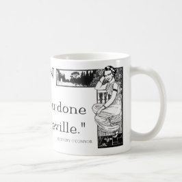 Caneca de Flannery O'Connor "quando em Roma"