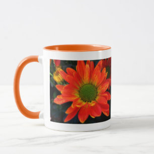 Caneca de Flor Laranja